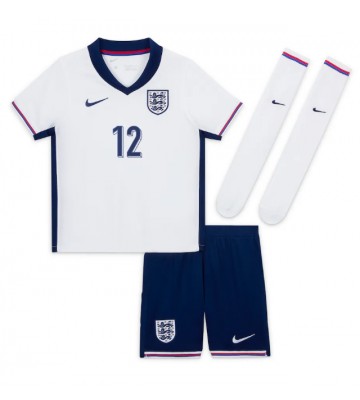 England Kieran Trippier #12 Hjemmebanetrøje Børn EM 2024 Kortærmet (+ Korte bukser)